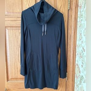 Lole Black Dress with Cowl Neck